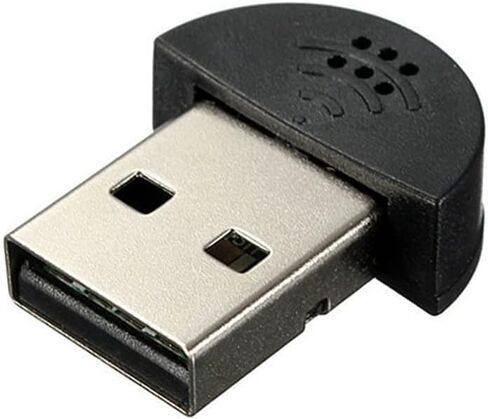 ميكروفون USB 2.0 لأجهزة الكمبيوتر المحمول/سطح المكتب برنامج التعرف على الصوت محول استقبال بدون سائق للكمبيوتر المحمول ميكروفون USB للكمبيوتر المحمول in Saudi Arabia