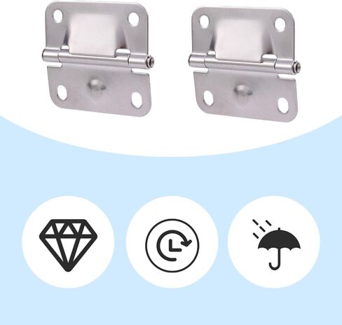 6pcs Stainless Steel Cooler Hinges Replacement for Coleman Parts, Ice Chest Hinge Repair Kit with 24 Screws Camping Coolers Accessories Compatible with 5235 5250 5286b 6262 6270 Most Models in Kuwait