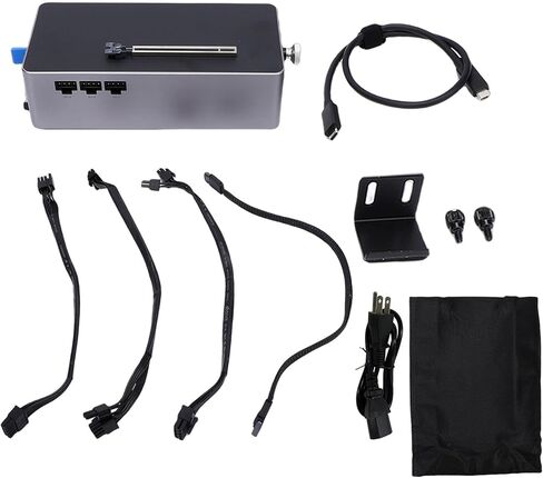 Tangxi External GPU Dock Station, eGPU Enclosure with OCuLink / USB4.0 / Hot Swapping TGX Interface, Built in 800W Power Supply, PCIe 4.0 x4 eGPU Dock for Laptop PC (Black) in Saudi Arabia