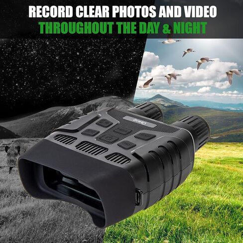 Digital Infrared Night Vision Binoculars for Camping, Hunting, Surveillance & Bird Watching, 3X Digital Zoom, 984ft Range, 2.31" LCD Display by SIGWEIS in Saudi Arabia