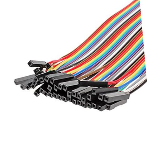 DOITOOL 40-Pin 30 سنتيمتر ذكر إلى أنثى أسلاك توصيل معزز موصل لحام للمشاريع الإلكترونية لوحدات التحكم الدقيقة 1 قطعة in Kuwait
