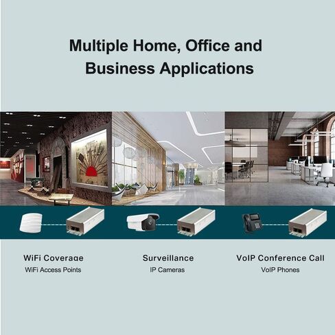 2.5Gb PoE++ Injector 90W, 100/1000Mbps/2.5 Gigabit Rate Auto-Adaptive, IEEE802.3BT /802.3at / 802.3af Compliant, Aluminum Case, Up to 95W POE Power Injector Replace for TRENDnet TPE-215GI in Saudi Arabia