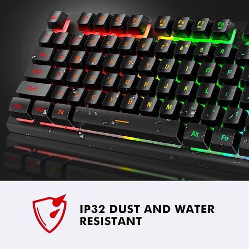 NPET 3-in-1 RGB Gaming Combo, Keyboard Mouse Headset for PC Gaming & Work in Saudi Arabia