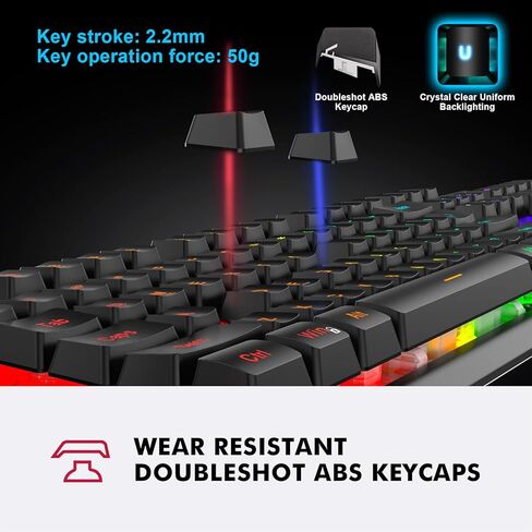 NPET 3-in-1 RGB Gaming Combo, Keyboard Mouse Headset for PC Gaming & Work in Saudi Arabia