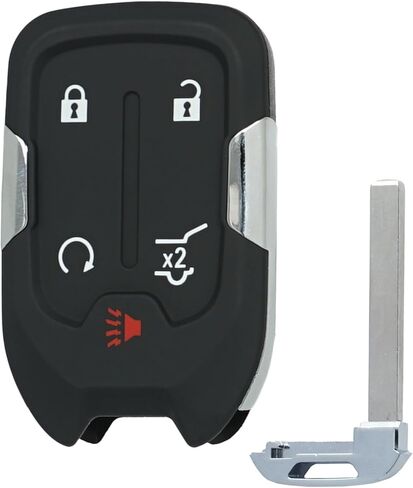 استبدال MechanMagic Key Fob يناسب GMC Acadia 2017 2018 2019 2020 2021 2022 2023 Smart Proximity دخول بدون مفتاح التحكم عن بعد HYQ1ES 13522895 1551A-ES 433 ميجا هرتز in Kuwait