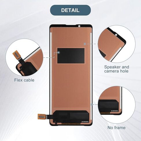 Replacement TFT Display Touch Screen Digitizer Assembly Compatible with Sony Xperia 5 IV XQCQ62B-GC 6.1" with Tools（Black） in Saudi Arabia