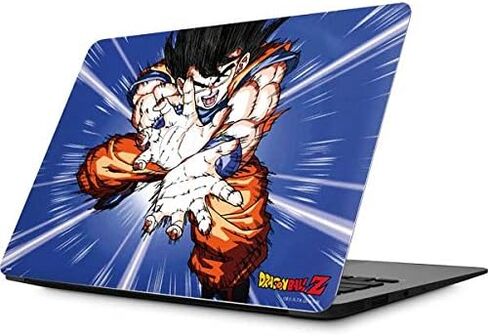 ملصق Skinit للكمبيوتر المحمول متوافق مع جهاز MacBook Air 13.3 (2010-2017) - تصميم Dragon Ball Z Dragon Ball Z Goku Blast المرخص رسميًا in Saudi Arabia