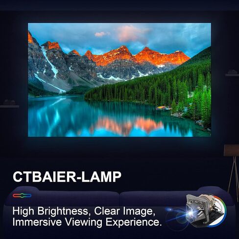 CTBAIER BL-FP230D BL-FP230J BL-FP230F SP.8EG01GC01 مع مبيت لـ Optoma HD20 HD22 HD23 HD200X HD230X TX612 TX615 EX612 EX615 HD2200 EH1020 HD180 DH1010 EH1020 استبدال لمبة مصباح العرض in Saudi Arabia