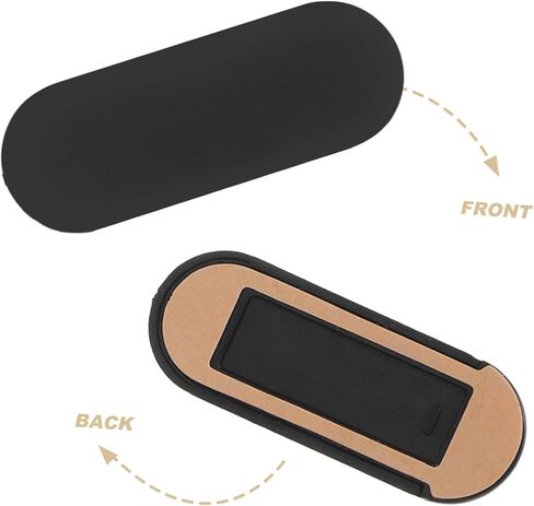 Artibetter 3 Pcs Webcam Cover Slide for Laptops Phones Ultra-Thin Privacy Protection Lens Cover Compatible Tablets Black in Saudi Arabia