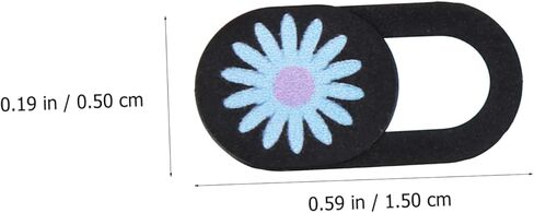 ARTIBETTER 3pcs Chrysanthemum Pattern Webcam Cover Slide Privacy Protection for Laptops and Tablets Durable Material Easy Open Close Slider Strong Adhesive Random Colors in Saudi Arabia