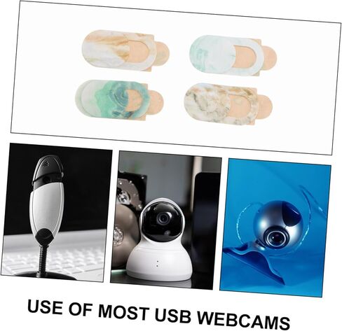 ARTIBETTER 10pcs Marble Style Webcam Privacy Covers Ultra-Thin Camera Protectors for Phone Laptop Tablet Easy to Install -Peeping Privacy Stickers in Saudi Arabia