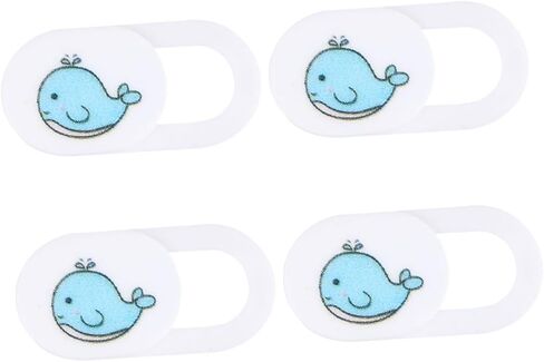 ARTIBETTER Whale Pattern Webcam Privacy Cover 4PCS Cartoon Webcam Slider for Laptop Tablet Prevents Peeping Easy to Use Compatible Most Devices in Saudi Arabia