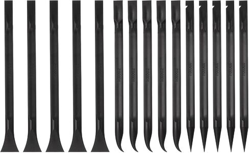 أداة PATIKIL Spudger Pry Tool، 15 قطعة من ألياف الكربون المقاومة للكهرباء الساكنة، مجموعة أدوات إصلاح الأطراف المزدوجة الآمنة للفتح للهواتف المحمولة الذكية والكمبيوتر اللوحي والكمبيوتر المحمول وأجهزة الألعاب الإلكترونية، أسود in Kuwait