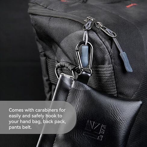 قطعة واحدة KBEAR BP01 Plus في حافظة مراقبة الأذن لـ IEMS، حافظة سماعات رأس صغيرة محمولة من جلد البولي يوريثان مع إغلاق بنابض لـ KZ ZS10 PRO، ZAR، ZAS، سماعات الأذن، كابل IEMs، أطراف الأذن (أسود، متوسط ​​- قطعة واحدة) in Kuwait