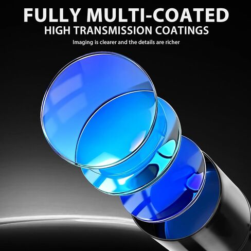 تلسكوب، تلسكوبات منكسرة محمولة بفتحة 70 مم للمبتدئين في علم الفلك، تلسكوب سفر احترافي 500 مم مع حقيبة حمل، أسود in Kuwait