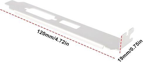 قطعتان من حامل توسيع HDMI/DP+DVI بارتفاع كامل 120x19 ملم متوافق مع 3DLabs المتوافق مع ASUS in Saudi Arabia