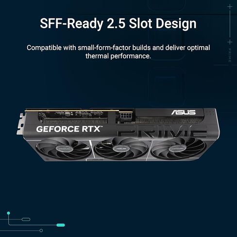 ASUS Prime GeForce RTX 5060 Ti 8GB GDDR7 OC Edition The SFF-Ready (PCIe 5.0, 8GB GDDR7, HDMI/DP 2.1, 2.5-Slot, Axial-tech Fans, Dual BIOS) in Saudi Arabia
