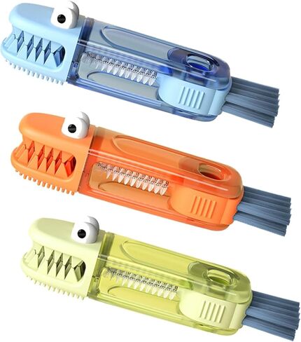 Megalobox 4 in 1 Cup Lid Cleaning Brush,Portable Water Bottle Cleaner Brush,Home Kitchen Crevice Cleaning Tools,Multifuncional Cleaning Tool for Cup, Bottle, jar, etc in Kuwait