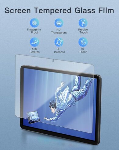 واقي شاشة مكون من قطعتين لجهاز Wacom MovinkPad Pro 14 للرسم مقاس 14 بوصة، زجاج مقسى بصلابة 9H لجهاز Wacom MovinkPad Pro 14، مضاد للخدش، خالٍ من الفقاعات، وضوح عالي الدقة in Kuwait