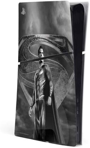 Skinit Decal Gaming Skin Compatible with PS5 Slim Digital Edition Console - Officially Licensed Justice League Heroes Stance 2 Design in Saudi Arabia
