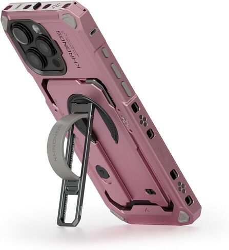 Tilta Khronos Case Compatible with iPhone Pro Max – Pink | Snap-in Camera Cage Design | Locking Clamp, Passthrough Power & Accessory Mounting for Mobile Filmmaking in Saudi Arabia