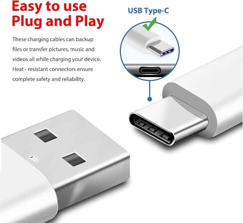 شاحن كاميرا USB من النوع C بطول 10 أقدام لـ Eufy Security SoloCam S220/S340/S4/E30/E42 S300 C210 C220، eufyCam 3 3C S330/S3 Pro، كاميرا داخلية آمنة S350/E30 شاحن كاميرا وكابل طاقة in Saudi Arabia