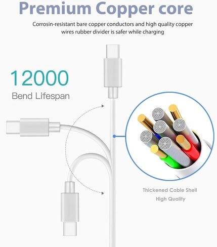 شاحن كاميرا USB من النوع C بطول 10 أقدام لـ Eufy Security SoloCam S220/S340/S4/E30/E42 S300 C210 C220، eufyCam 3 3C S330/S3 Pro، كاميرا داخلية آمنة S350/E30 شاحن كاميرا وكابل طاقة in Saudi Arabia