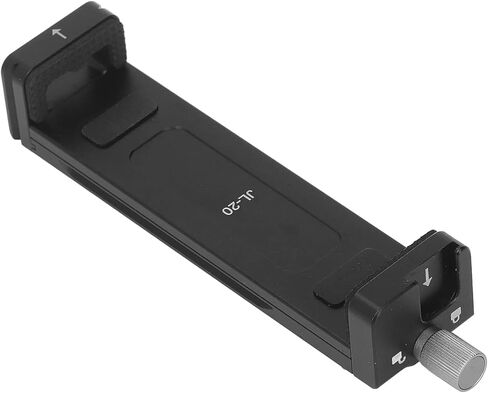 Universal Aluminum Tablet Phone Tripod Mount with Cold Shoe Port, Non Slip Silicone Cushion, Reserved Phone Ports, Wide Compatibility for Stable in Saudi Arabia
