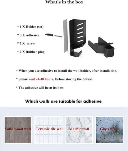 Adjustable Tablet Phone Holder Wall Mounted with Charging Slot for Electronic Devices for Most Tablets and Phones Adjustable Tablet Bracket in Kuwait
