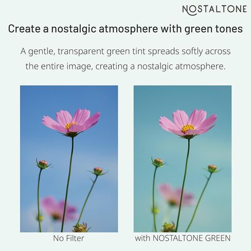 Kenko Soft Effect Filter NOSTALTONE Green φ82mm, with Color Effect, for Contrast Adjustment, Made in Japan, 182291 in Saudi Arabia
