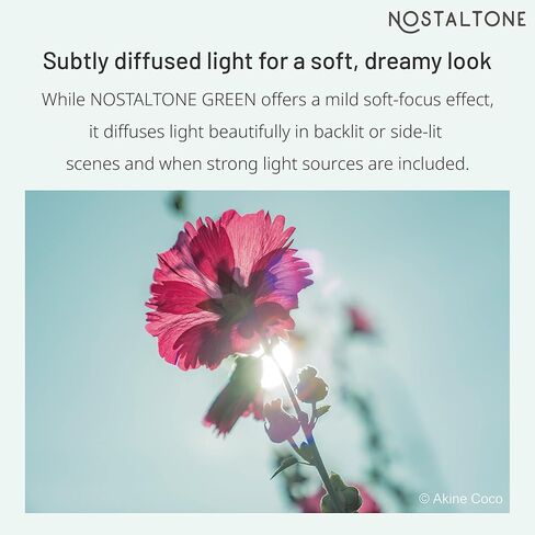 Kenko Soft Effect Filter NOSTALTONE Green φ82mm, with Color Effect, for Contrast Adjustment, Made in Japan, 182291 in Saudi Arabia