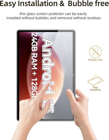 واقي شاشة لجهاز SHARECLOUD P10_T Android 16 Tablet 10.1 بوصة، طبقة من الزجاج المقوى عالي الدقة مقاوم للخدش لحماية السقوط SHARECLOUD P10_T، حساس للمس، مضاد لبصمات الأصابع، عبوتان. in Kuwait