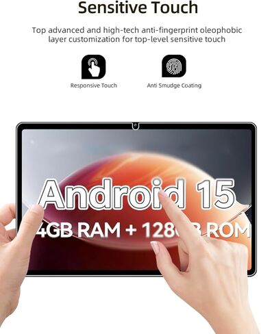واقي شاشة لجهاز SHARECLOUD P10_T Android 16 Tablet 10.1 بوصة، طبقة من الزجاج المقوى عالي الدقة مقاوم للخدش لحماية السقوط SHARECLOUD P10_T، حساس للمس، مضاد لبصمات الأصابع، عبوتان. in Kuwait