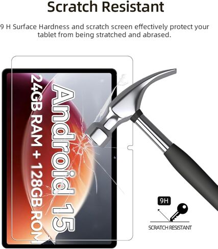 واقي شاشة لجهاز SHARECLOUD P10_T Android 16 Tablet 10.1 بوصة، طبقة من الزجاج المقوى عالي الدقة مقاوم للخدش لحماية السقوط SHARECLOUD P10_T، حساس للمس، مضاد لبصمات الأصابع، عبوتان. in Kuwait
