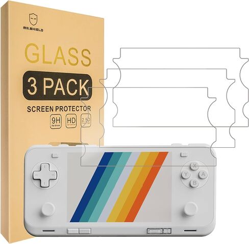 واقي شاشة Mr.Shield متوافق مع AYANEO Pocket ACE [زجاج مقسى] [3-PACK] [زجاج ياباني بصلابة 9H] in Saudi Arabia