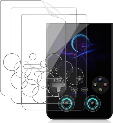 【3 عبوات】 لواقي الشاشة هيدروجيل Anbernic RG477V، مضاد للخدش، PU [Clear HD] طبقة واقية ناعمة ذاتية المعالجة in Kuwait