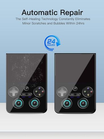 【3 عبوات】 لواقي الشاشة هيدروجيل Anbernic RG477V، مضاد للخدش، PU [Clear HD] طبقة واقية ناعمة ذاتية المعالجة in Kuwait