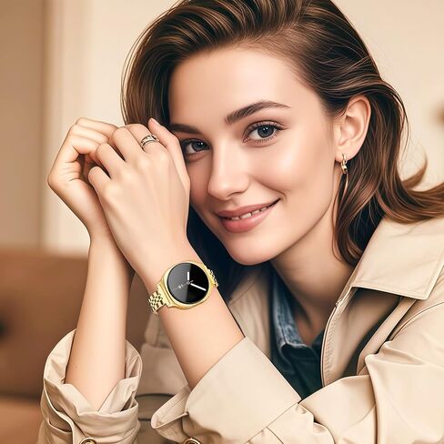 سوار معدني رفيع من wipalor لساعة Samsung Galaxy Watch 8 Band 40mm 44mm/Galaxy Watch 8 Classic 46mm للنساء، أحزمة ساعة Galaxy معدنية رفيعة للنساء لساعة Samsung Watch 8 8 Classic-Gold in Kuwait