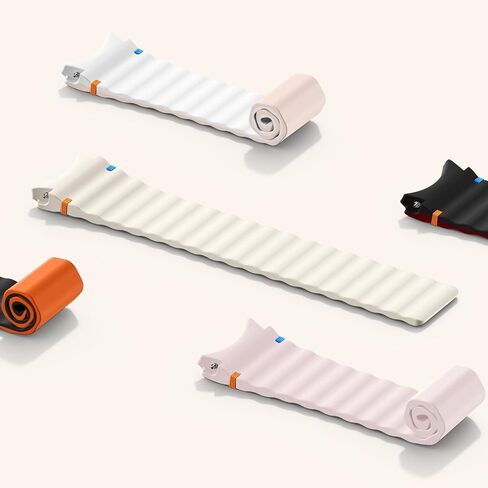 Adorve Magnetic Bands Compatible with Galaxy Watch 7 Band 6/5/4 (40mm 44mm), Galaxy Watch 6/4 Classic, Watch 5 Pro, 20mm No Gap Silicone Sport Loop Strap Wristband for Samsung Watch Bands Women Men in Saudi Arabia