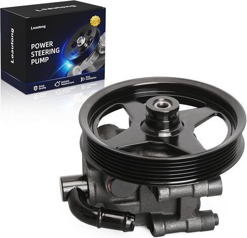 20-312P1 Power Steering Pump with Pulley Fits for Ford Expedition 03-06, Fits for F-150 2004-2008, Fits for Lincoln Mark LT 2006-2008, Fits for Navigator 2003-2006 for 4.6L 5.4L V8, Replace # 6065PX in Kuwait