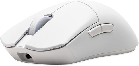ماوس ألعاب WLMOUSE Huan 48 جرام خفيف الوزن للغاية من سبائك المغنيسيوم، مستقبل صوت وعرض 8K، لاسلكي/سلكي مزدوج 8K، مستشعر PAW3950HS، إضاءة عجلة RGB، نورديك 54H20 (فضي (مفتاح OM)) in Kuwait