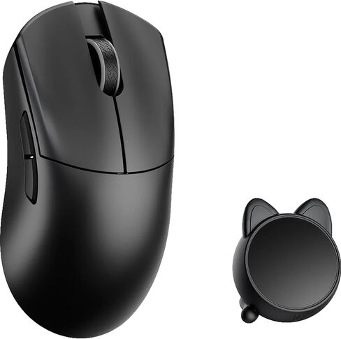 ماوس ألعاب WLMOUSE Huan 48 جرام خفيف الوزن للغاية من سبائك المغنيسيوم، مستقبل صوت وعرض 8K، لاسلكي/سلكي مزدوج 8K، مستشعر PAW3950HS، إضاءة عجلة RGB، نورديك 54H20 (فضي (مفتاح OM)) in Saudi Arabia
