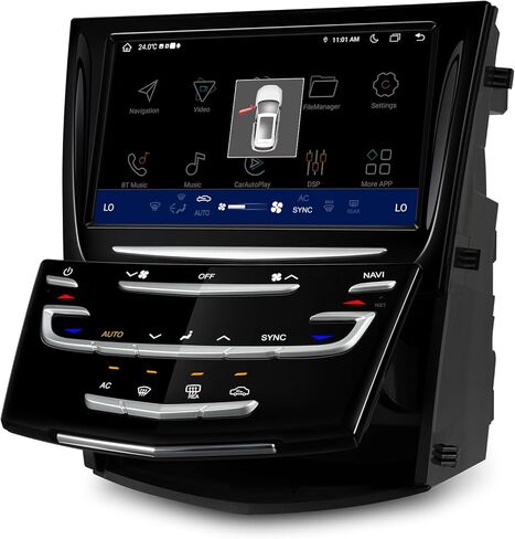 XTRONS 8 Inch Android 14 Car Stereo for Cadillac ATS SRX XTS CTS with Motorized Faceplate Storage Compartment, IPS Touch Screen Global 4G GPS Navigation Support Wireless Car Play Android Auto (4+64GB) in Saudi Arabia