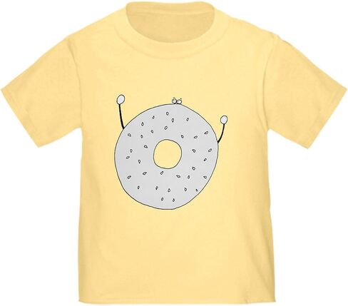CafePress Bagel Toddler T Shirt Cute Toddler Graphic Tee, 100% Cotton in Kuwait