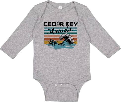 بدلة TATY Kids Vacation Cedar Key، فلوريدا بأكمام طويلة للأطفال الرضع in Kuwait