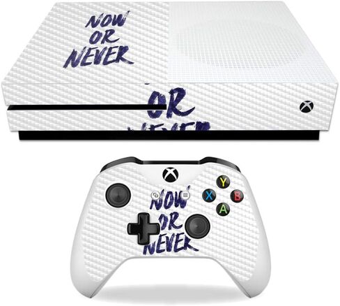 غلاف MightySkins من ألياف الكربون لجهاز Microsoft Xbox One S - حرق السعرات الحرارية | لمسة نهائية واقية ومتينة من ألياف الكربون | سهل التطبيق والإزالة وتغيير الأنماط | صنع في الولايات المتحدة الأمريكية in Saudi Arabia