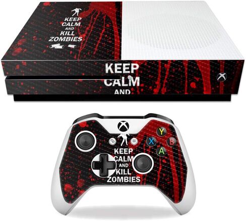 غلاف MightySkins من ألياف الكربون لجهاز Microsoft Xbox One S - حرق السعرات الحرارية | لمسة نهائية واقية ومتينة من ألياف الكربون | سهل التطبيق والإزالة وتغيير الأنماط | صنع في الولايات المتحدة الأمريكية in Saudi Arabia