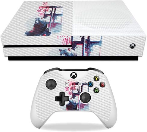 غلاف MightySkins من ألياف الكربون لجهاز Microsoft Xbox One S - حرق السعرات الحرارية | لمسة نهائية واقية ومتينة من ألياف الكربون | سهل التطبيق والإزالة وتغيير الأنماط | صنع في الولايات المتحدة الأمريكية in Saudi Arabia