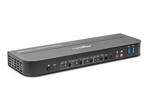 SolidKVM SK04 DisplayPort 1.4 and USB 3.0 4×1 KVM Switch 4K@60Hz, HDR, HDCP 2.2, IR, DP 1.4, USB Sharing in Saudi Arabia