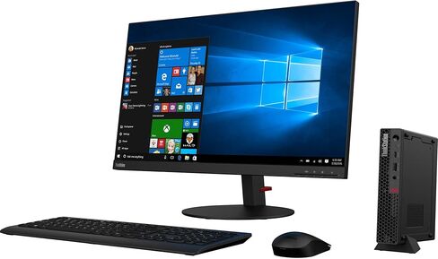 Lenovo ThinkStation P340 Tiny Mini Desktop PC | Intel i5-10th Gen | 32GB DDR4 RAM | 512GB SSD | Wi-Fi | Windows 11 Pro | NVIDIA Quadro P620 GPU | Compact Business Desktop (Renewed) in Kuwait